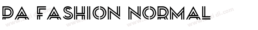 PA Fashion Normal字体转换